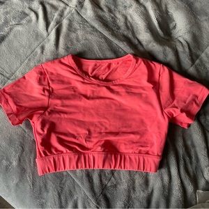 Nvgtn coral crop top xs